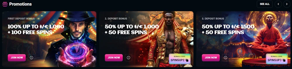 Promozioni SpinsUp Casino